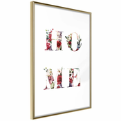 Poster - Floral Home 30x45