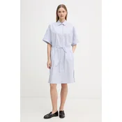 JOOP! Jeans Dolga srajca Davinia  svetlo modra / bela