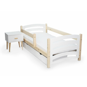Otroška postelja Mela 80 x 160 cm Posteljno dno: Z lamelnim dnom, Vzmetnica: Vzmetnica EASYSOFT 8 cm
