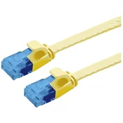 VALUE Value 21992031 RJ45 omrežni kabel\, Patch kabel CAT 6a U/UTP 1.00 m rumena 1 kos, (20630824)