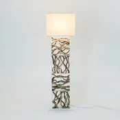 Holländer Tremiti talna svetilka, barva lesa/bež, višina 160 cm, les - Dnevna soba/jedilnica - v barvi lesa, bež, bela