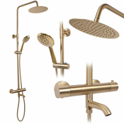 Komplet za prhanje Rea Lungo Gold Brushed