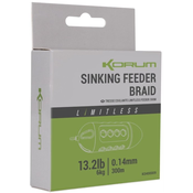 Korum Limitless Sinking Feeder Braid 300m/0.14mm/6kg