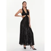 Pinko Večerna obleka Attratto 100929 A0MG Črna Regular Fit