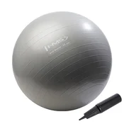 Northix 55 cm grafitna telovadna žoga - stabilnostna žoga proti pokanju