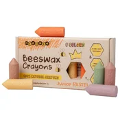 shumee Medenka JUNIOR PASTEL 1+ mehiläisvaha pastelliliidut (6 väriä) 100 % luonnollinen