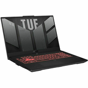 Notebook Asus Gaming TUF A17, FA707NV-LL073, 17.3 2K IPS 240Hz, AMD Ryzen 7 7735HS up to 4.7GHz, 16GB DDR5, 1TB NVMe SSD, NVIDIA GeForce RTX4060 8GB, no OS, 2 god FA707NV-LL073