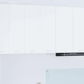vidaXL Viseča omarica Riga Bela 60 x 31 x 80 cm Konstruiran les