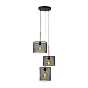 Lucide 45459/03/30 - Luster na sajli BASKETT 3xE27/40W/230V