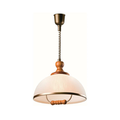 Podesivi luster RAMONA 1xE27/60W/230V bež/braon