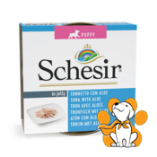Schesir Puppy Tuna Wih Aloe 150g, Vlažna Hrana Za Štence Sa Tunom i Alojom