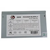GMB-560-12 sa kutijom ** Gembird napajanje 560W 12cm FAN, 20+4pin, 2xSATA 2xIDE 4-p. (1048)
