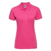 Blue Womens Stretch Polo Russell