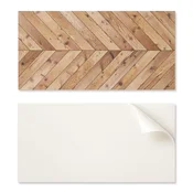 shumee Tiskana vinilna plošča, pripravljena za namestitev, 100x50 cm, diagonalni vzorec plošče