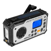 shumee Solarni radio DAB+/FM zvočnik Powerbank Svetilka Ura POWERplus Bison