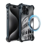 shumee Ovitek za iPhone 15 Pro IBIZU DropGuard Ultra z MagSafe, Noir City, Colosseum