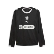PUMA FC St. Pauli 25/26 Long Sleeve Third Jersey Men, Sport, Black/White, 3XL