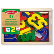 Drveni set Melissa & Doug – Magnetski brojevi u kutiji