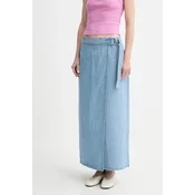 Traper suknja Levis COLUMN WRAP SKIRT maxi, ravna, 001VG