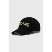 Pamučna kapa sa šiltom Just Cavalli s aplikacijom
