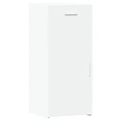Vidaxl Komoda bela 40x42,5x93 cm inženirski les
