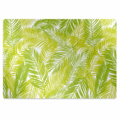 Decormat Podloga za pisarniški stol Zeleni listi 120x90 cm 15 cm
