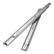 VEVOR Vlečni vodila za predale popoln izteg kroglični ležaji 500x46x127 mm srebrna