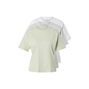 Abercrombie & Fitch Majica siva/pastelno zelena/bela