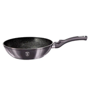 Berlingerhaus WOK ponev z marmorno površino, 28 cm, Carbon PRO Line