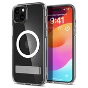 shumee Ultra hibridni ovitek S MagSafe s stojalom za iPhone 15 Plus, prozoren