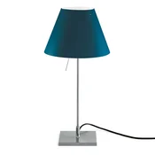 Luceplan Costanzina namizna svetilka iz aluminija, bencinsko modra - Dnevna soba/jedilnica - Dizajn - bencinsko modra, aluminij - Kovina