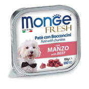 Monge Mokra hrana Fresh Pate govedina 100 g - Govedina - Monge