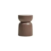 Betonska okrogla vrtna mizica o 32 cm Garbet – Kave Home