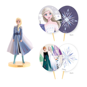Dekora Komplet okraskov za torte - Elsa Frozen 3 kos