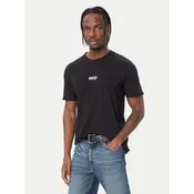 HUGO Majica 50572412 Črna Regular Fit