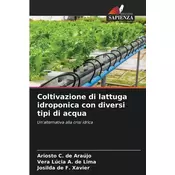 Coltivazione di lattuga idroponica con diversi tipi di acqua