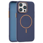 Leather Grip MagSafe maska za iPhone 13 Pro Max - Ljubičasta