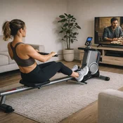 TOORX ROWER CUP PRO | Magnetni upor 16 stopenj | Bluetooth App Ready + Kinomap | 5 kg vztrajnik | Veslajte pametneje, vsak dan | po naročilu (dobava 7 do 14 dni)