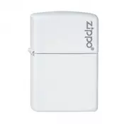 Zippo White Matte w/zippo logo finish