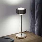 Top Light Puk! 120 Eye Table LED, mat leče, rjava/krom - Dnevna soba/jedilnica - Sodobni - temno rjava, krom - Kovina