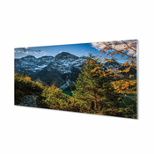 tulup.si Slika na akrilnem steklu Gorsko jezero 125x50 cm 4 obešalnika