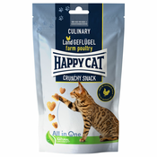 Happy Cat Culinary Crunchy Snack Land perutnina - Varčno pakiranje: 2x70 g
