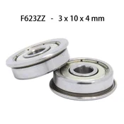 Start3Dprint Ležaj F623ZZ s prirobnico 3x10x4mm (10 kosov)