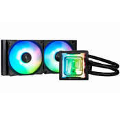 BitFenix CPU vodni hladilnik 240 mm črn / tanek - 27 mm / ARGB / 4-pinski / AMD in Intel