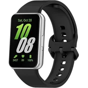 GS Silikonski pašček za Samsung Galaxy Fit 3, črne barve