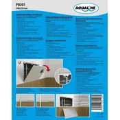 AQUALINE Magnetna inšpekcijska vratca pod ploščice 200x250 mm
