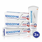 Sensodyne Sensitivity&Gum pasta za zube, 3 x 75 ml