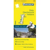 Michelin Karte Elsass, Oberrheinische Tiefebene
