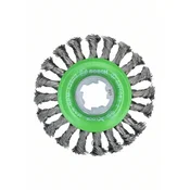 BOSCH X-LOCK točak od pletene žice, 115 nerđajući čelik 2608620733, 115 mm, 0,5 mm, X-LOCK