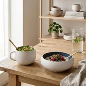 Evviva Skleda Stones 21xh9cm/modra/keramika